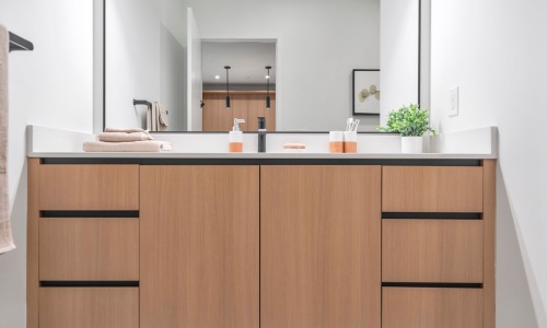 Thoughtful details to elevate your lifestyle large vanity with a mirror