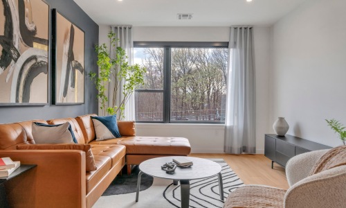 The essence of exceptional living Open space living area with natural lighting
