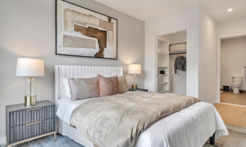 Relax and recharge in beautiful and spacious bedrooms Bedroom with natural lighting and high ceilings